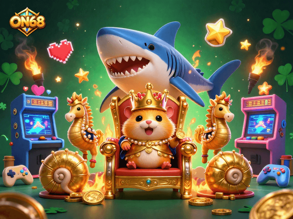 Experience the thrilling slots at ON68 with vibrant graphics and gameplay elements.