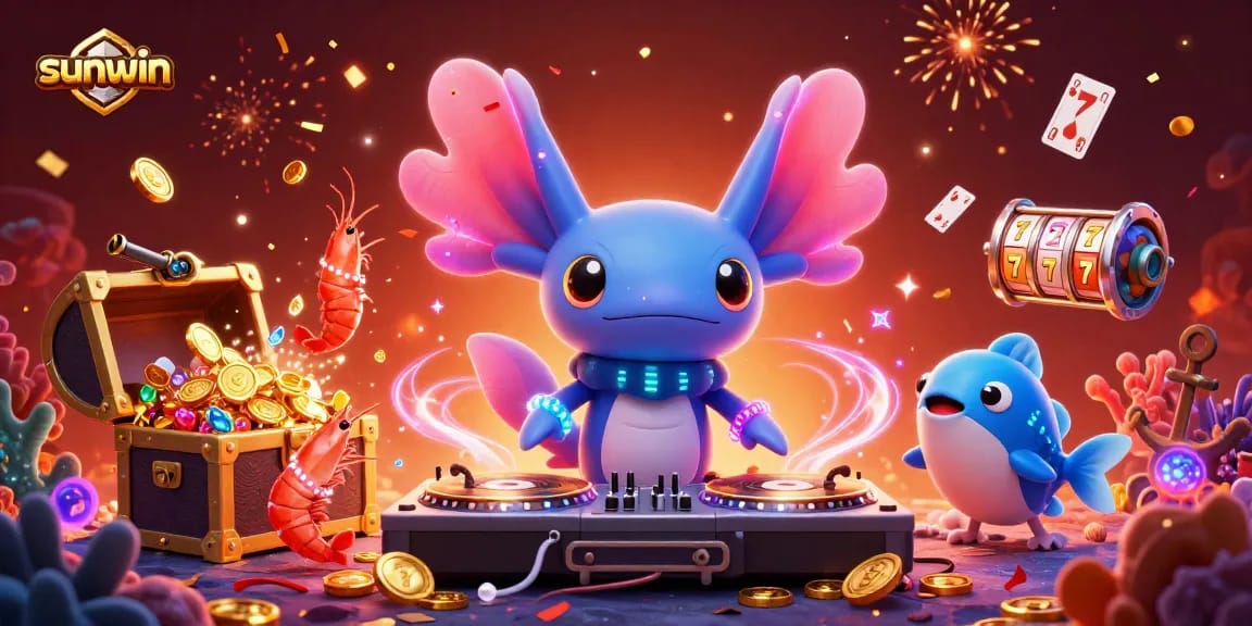 Engage in thrilling gameplay at Sunwin with vibrant characters and shimmering treasures.
