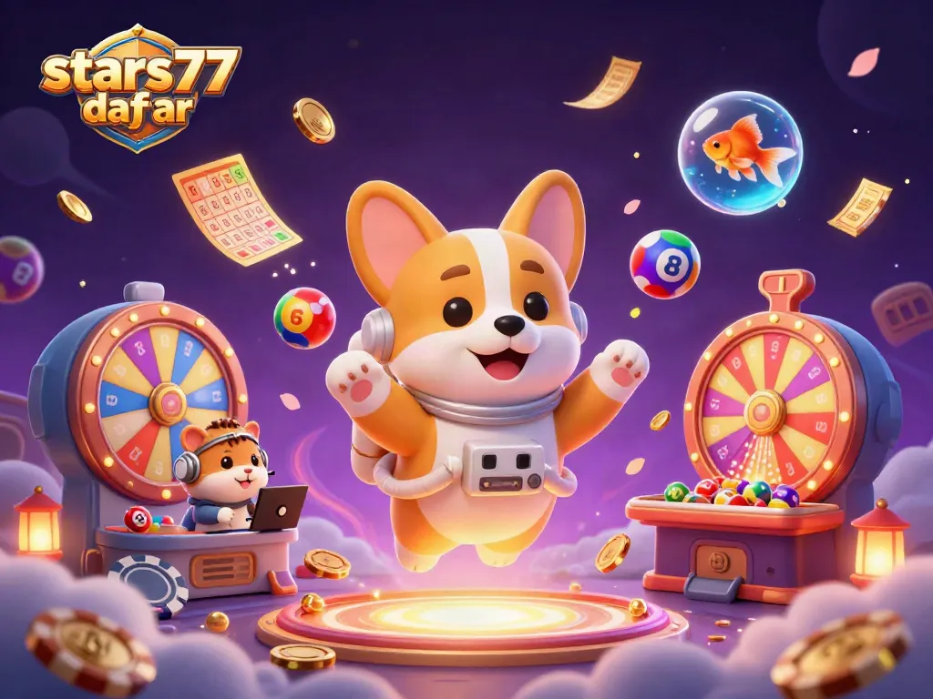 Stars77 daftar: Menangkan jackpot di kasino luar angkasa dengan gaya unik!
