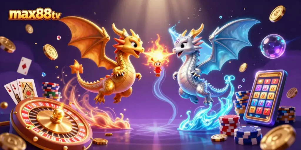 Experience thrilling gameplay at max88tv with exciting dragons and dynamic casino elements.