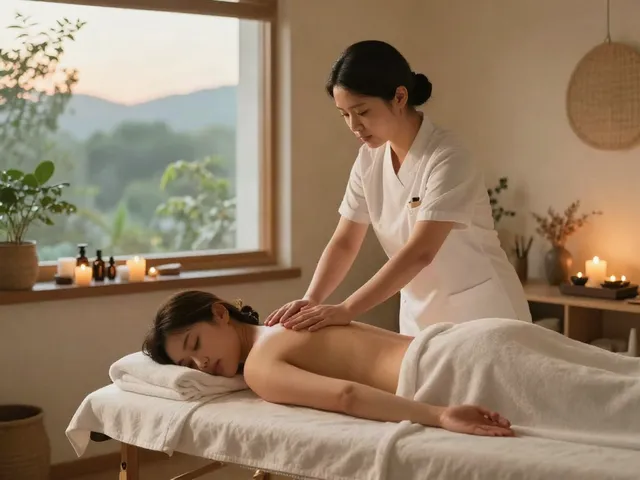 Experience 강남출장마사지 in a tranquil home spa environment, with a professional therapist ensuring relaxation and comfort.