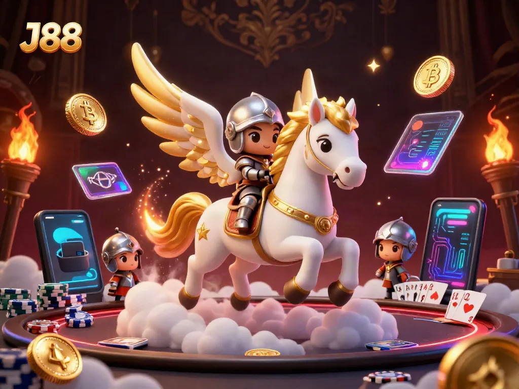 Engage with J88's elite poker experience featuring dynamic gaming elements and vibrant visuals.
