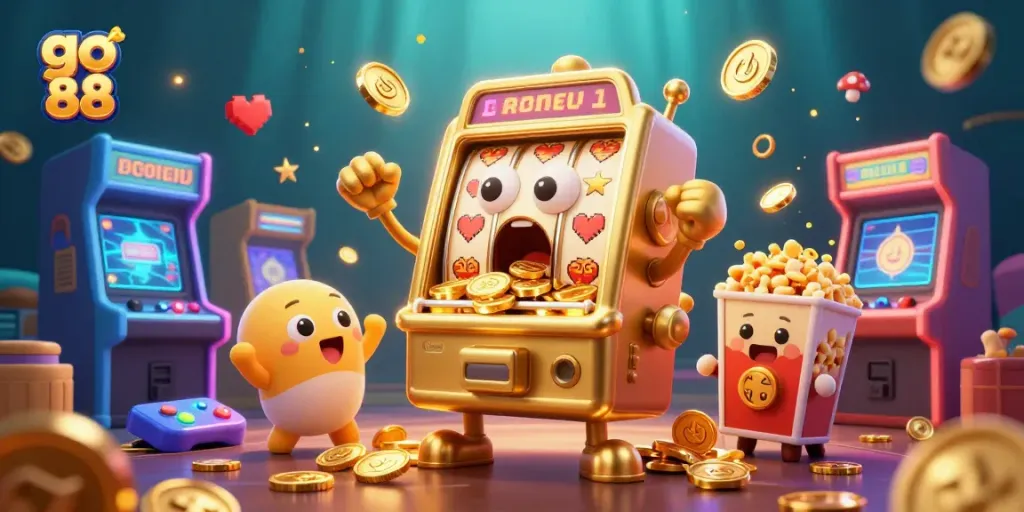Trải nghiệm slot game ấn tượng tại go 88 với máy đánh bạc phát nổ jackpot, thu hút người chơi.