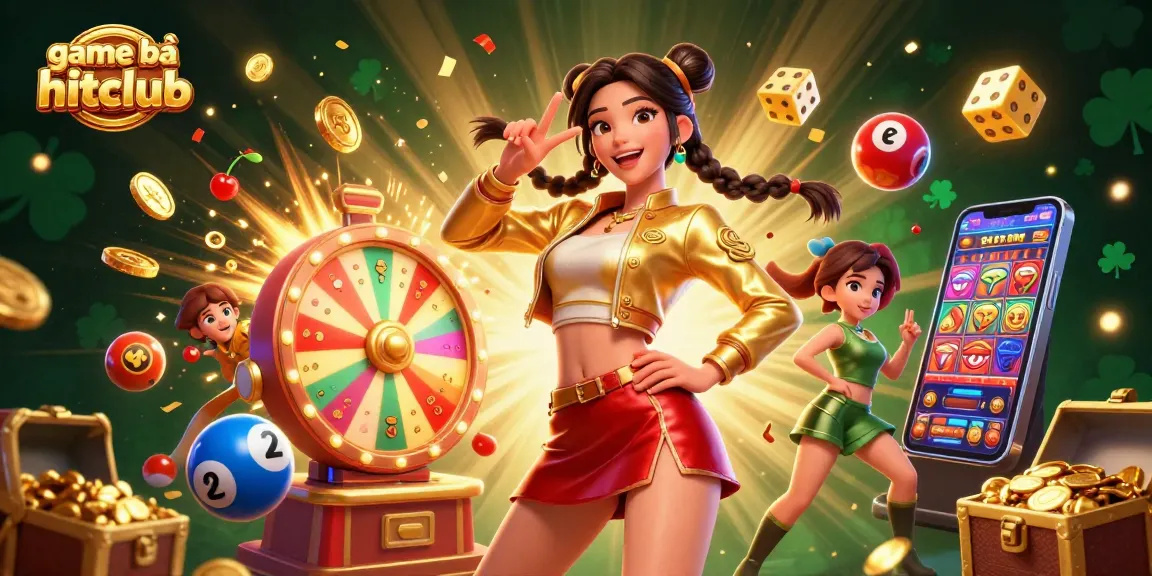 Win big with game bài hitclub in this vibrant casino scene featuring jackpots and prizes.