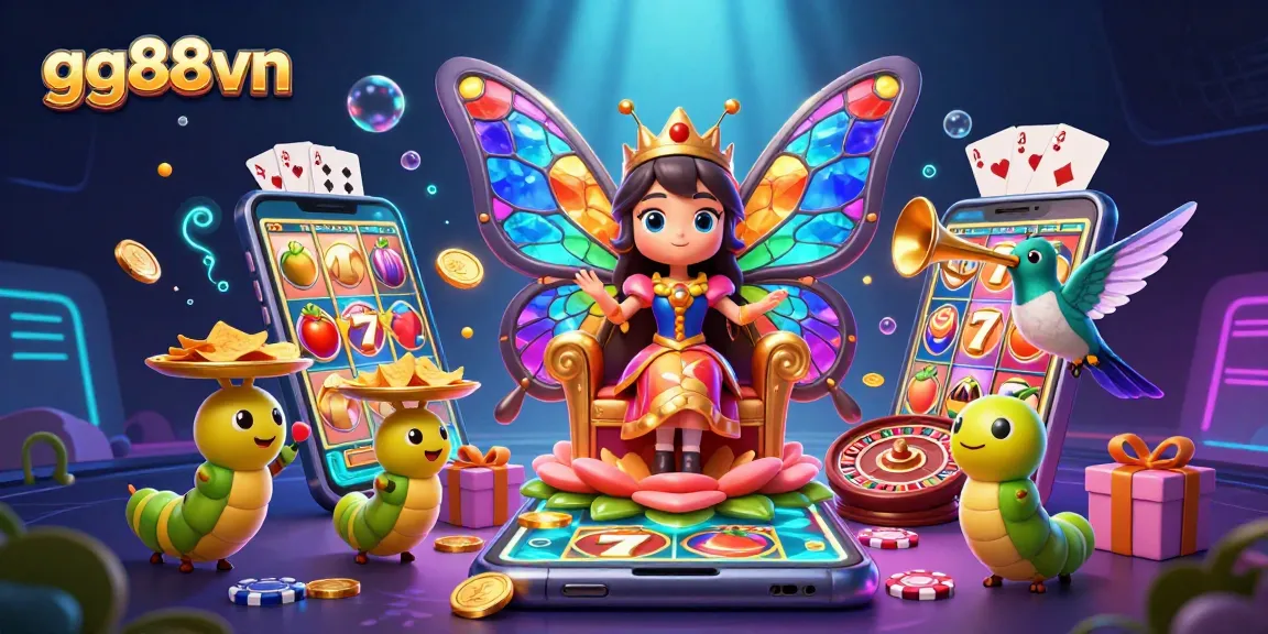 Engage in thrilling gaming adventures with gg88vn's vibrant casino scene, featuring unique characters and rich slot elements.