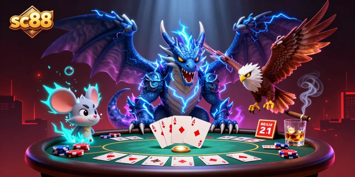 Join the excitement with sc88 as you play cards and bet at a vibrant casino table full of action!
