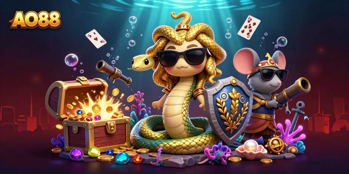 Gamblers enjoy AO88's exciting underwater world filled with treasure, fun games, and adventure.